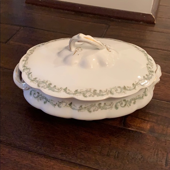 HP🎉Bassett Limoges Austria Covered Porcelain Dish - Picture 8 of 12